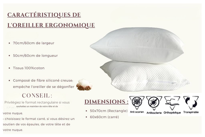 Oreiller orthopédique